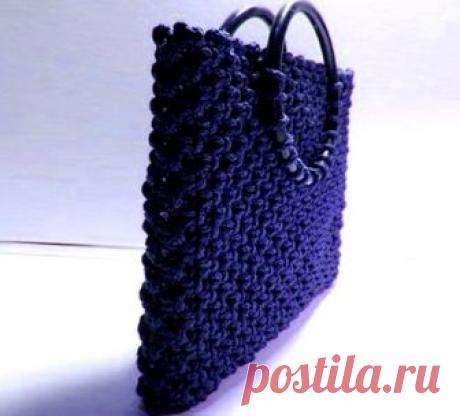 Сумка в технике макраме — Сделай сам, идеи для творчества - DIY Ideas
