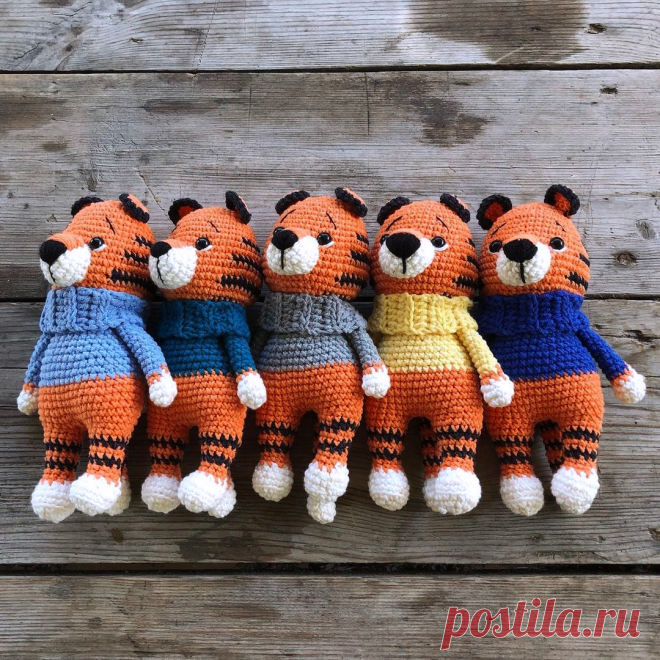PDF Тигрёнок крючком. FREE crochet pattern; Аmigurumi animal patterns. Амигуруми схемы и описания на русском. Вязаные игрушки и поделки своими руками #amimore - тигр, тигрёнок из обычной пряжи, котик, кот, кошечка, кошка, котенок.
