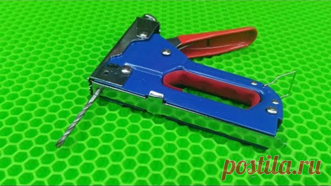 New function of the construction stapler!!! DIY and enjoy.