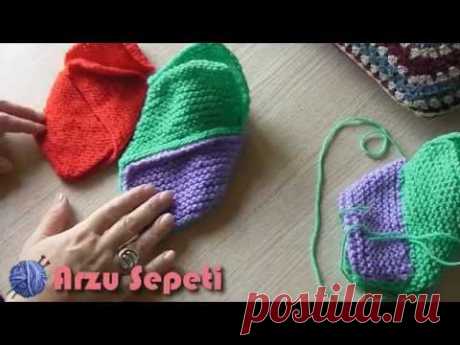 Yamalı Patik Örgü Modeli ve Yapılışı