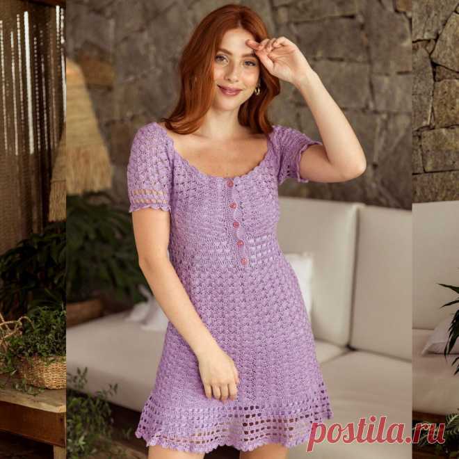Лёгкие платья на лето. 5 моделей крючком | Paradosik_Handmade Пульс Mail.ru Красивые и воздушные летние платья с несложными ажурными узорами. 5 моделей со схемами крючком и выкройками.