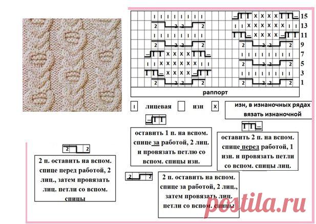 Svetlana Tim: Узор Косы. Японский Аран. ВЯЗАНИЕ НА СПИЦАХ #16