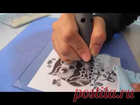 Dremel 4000 : Etching Glass (Beginner)