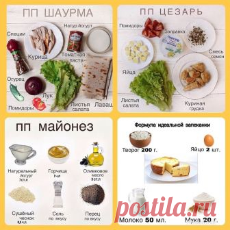 Немного рецептов правильно питания‍