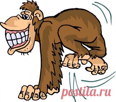 Клипарт обезьяны, сделанный на основе  известных игровых автоматов