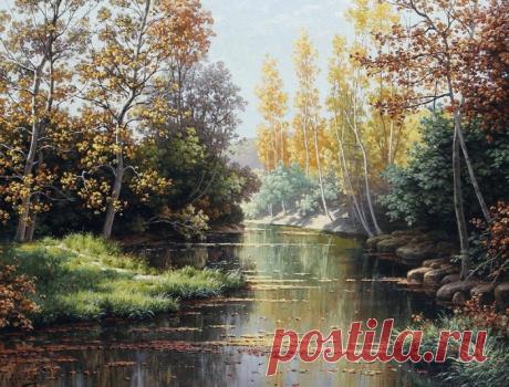 Французский художник Рене Шарль Эдмон Хис (Rene Charles Edmond His 1877 – 1955).