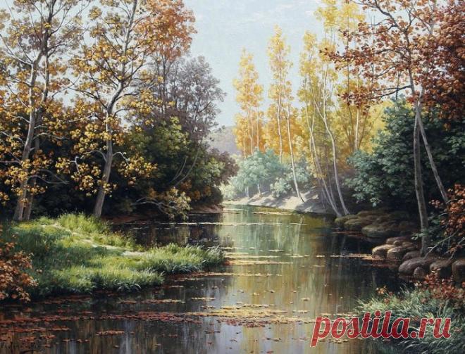 Французский художник Рене Шарль Эдмон Хис (Rene Charles Edmond His 1877 – 1955).