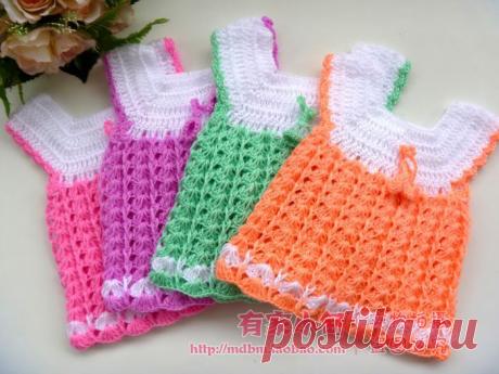 вязание крючком легкие и красивые детские платья | сделать ручной работы, вязание крючком, ремесла