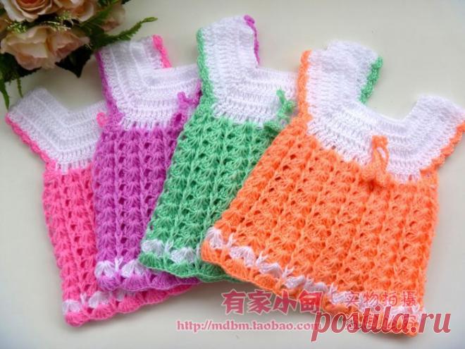 вязание крючком легкие и красивые детские платья | сделать ручной работы, вязание крючком, ремесла