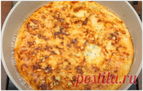 Ленивые хачапури или простые и вкусные лепешки с сыром