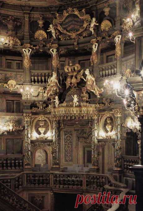 Markgräfliches Opernhaus Bayreuth/The Margravial Opera House in Bayreuth 1744-1748 by Carlo and Giuseppe Galli Bibiena On 30 June 2012 the opera house was inscribed in the UNESCO World Heritage List  |  Pinterest