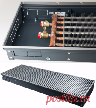 Внутрипольный конвектор Techno серия Power KVZ 65/300/2800 с естественной конвекцией (артикул: KVZ 300-65-2800.00.000) в Москве