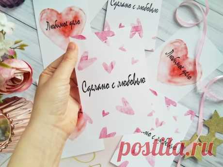 Открытки 10х15 для нашей заказчицы из Инстаграм.
Девушка попросила придумать несколько открыток с надписями, на фото небольшая часть заказа.