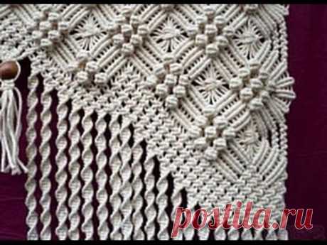 Уроки МАКРАМЕ - 2017 / Lessons macrame / Lessons Makramee