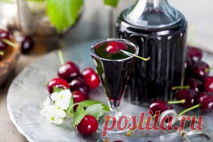 Вишневая настойка на водке, спирте, самогоне и коньяке
