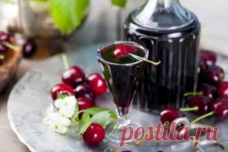Вишневая настойка на водке, спирте, самогоне и коньяке
