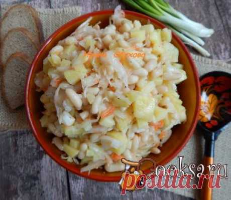 &quot;Белый&quot; винегрет фото рецепт приготовления