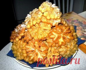 Золотистый, хрустящий и воздушный хворост 