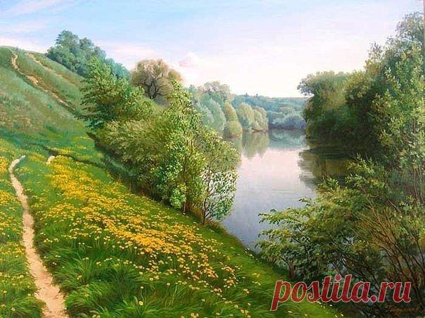 Схема вышивки «природа» - Вышивка крестом