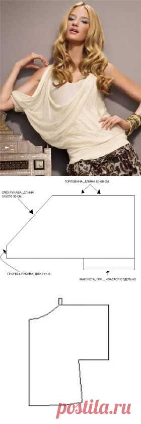 Сшить легко и просто. Туника . Схемы.