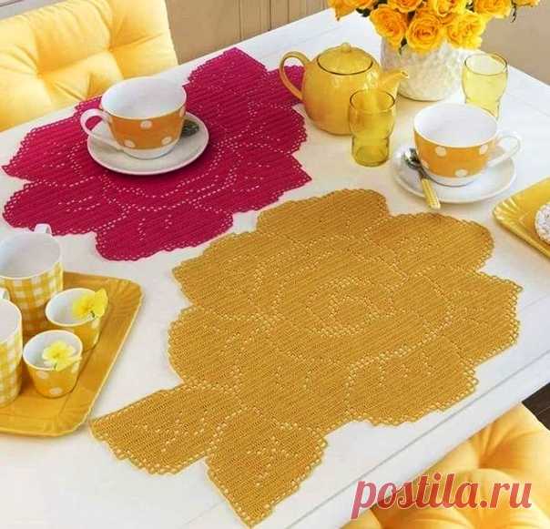 Филейная салфетка 