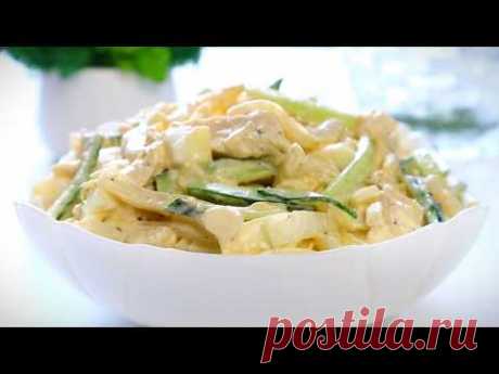 Салат "НИ РЫБА НИ МЯСО" / Лучший салат с кальмарами в моей жизни! Рецепт от Вас!