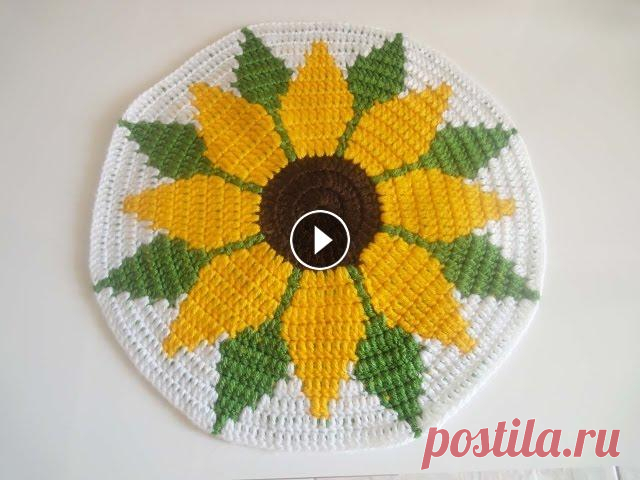 Салфетка ПОДСОЛНУХ Ч-1 Napkin SUNFLOWER P-1 часть 2...