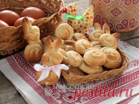 Пасхальное печенье «Зайчики»