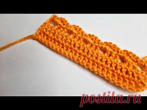 КРАСИВАЯ ОБВЯЗКА КРАЯ КРЮЧКОМ  ОЧЕНЬ ПРОСТО!!! КАЙМА КРЮЧКОМ. МК ДЛЯ НАЧИНАЮЩИХ.