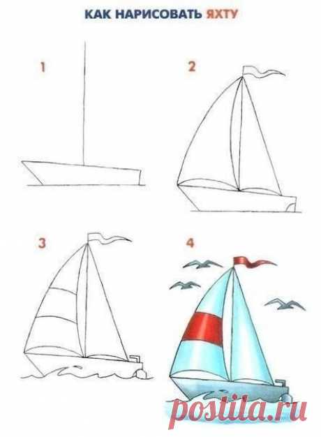 Учимся рисовать транспорт с детьми