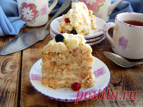 Торт Пломбир без выпечки рецепт с фото пошагово - 1000.menu