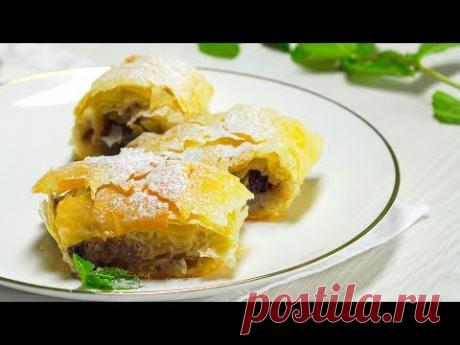 Восхитительный ЯБЛОЧНЫЙ ШТРУДЕЛЬ из теста фило. Рецепт от всегда Вкусно!