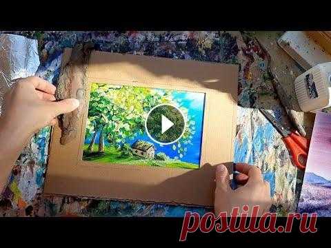 РАМКА СВОИМИ РУКАМИ| Из картона| Любое оформление #рамкасвоимируками #артклякса #офомляемкартину Друзья, привет! Сегодня я покажу Вам, как сделать рамку своими руками. А двум победительницам бегу на п...