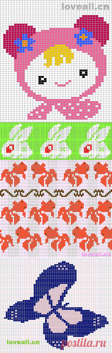 【编织花样】精美漂亮清晰毛衣图案