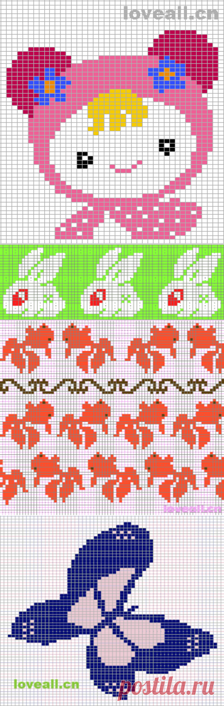 【编织花样】精美漂亮清晰毛衣图案