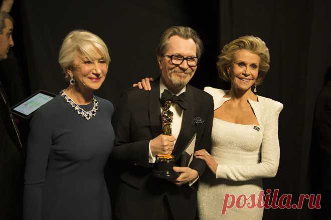 Хелен Миррен, Гэри Олдман и Джейн Фонда