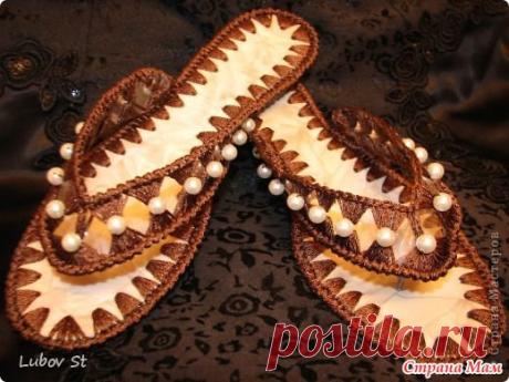 Тапочки из пластиковой бутылки - Страна Мам