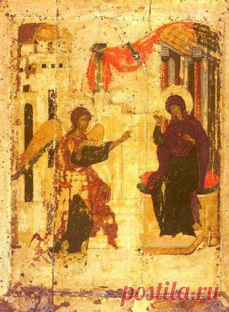 &quot;БЛАГОВЕЩАНИЕ&quot; - автор А.РУБЛЁВ-1405 г