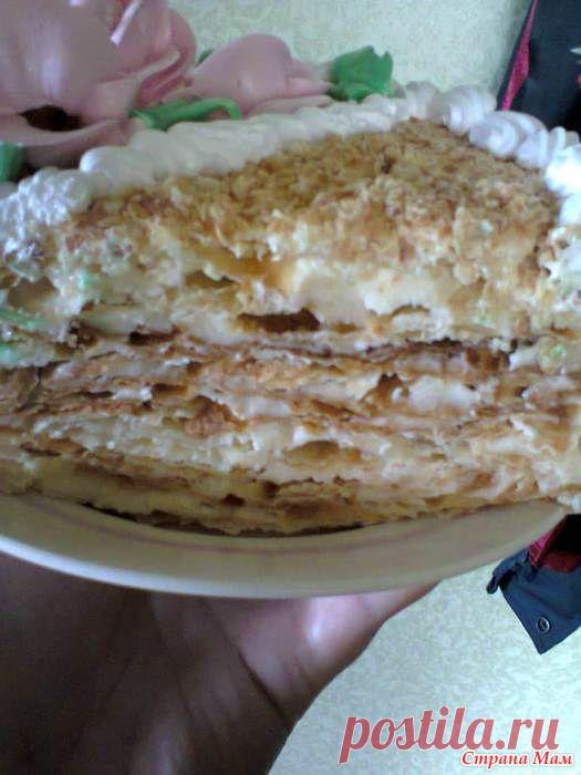 Мк торта наполеон по старинному рецепту 1,7кг. - "ВКУСНОСТИ ИЗ МАСТИКИ" И Экзотические Сладости!!!!! - Страна Мам