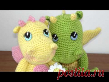 Амигуруми: схема Дракона. Игрушки вязаные крючком! Free crochet patterns. Free crochet patterns.