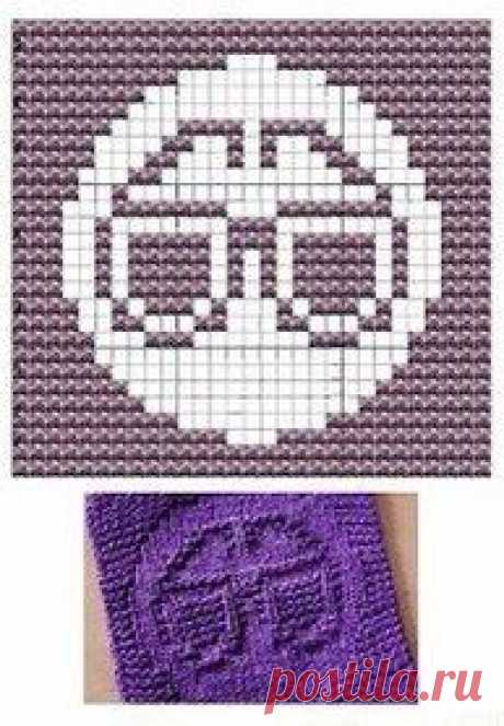 Glasses Knit Dishcloths Pattern