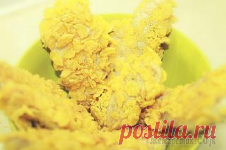Куриные Стрипсы Как в KFC - Хрустящая курица в кукурузных хлопьях