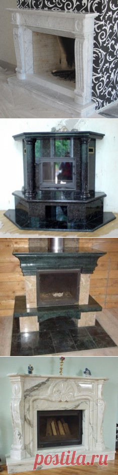 Купить камины из гранитного камня в интернет магазине "Granitka"