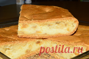 Тесто и начинка тают во рту - пирог с сыром и картофелем рецепт с фото