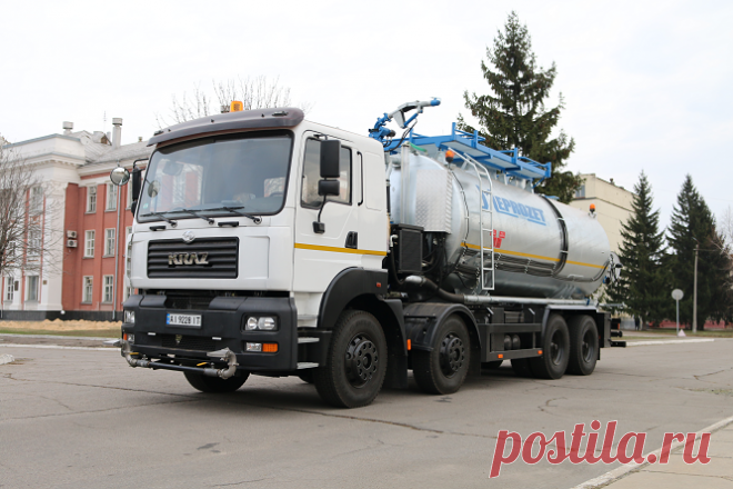 Уникальный пылеподавитель на базе КрАЗ-7133Н4 пополнил автопарк Полтавского ГОК — Kovsh.dp.ua