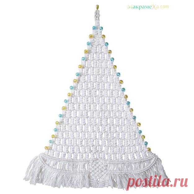 Елочка в технике макраме своими руками. Мастер-классы