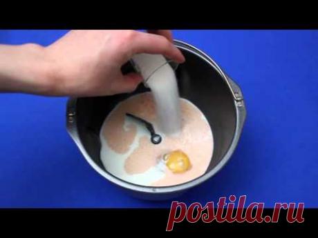 Рецепт приготовления ванильной булочки в мультиварке VITEK VT-4209 BW