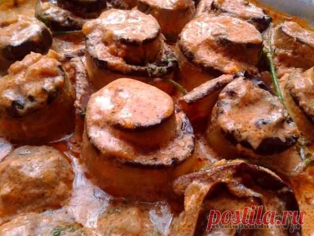 Розы из баклажанов, просто и вкусно!