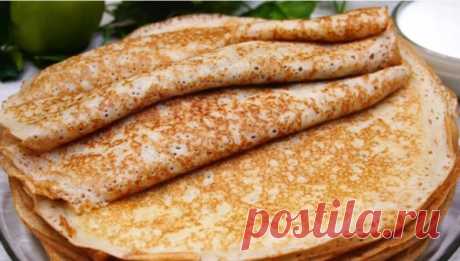 Тонкие БЛИНЫ на кефире с дырочками, НЕ РВУТСЯ.
 Самые Вкусные На Кефире Тонкие с ДырочкамиБлины Объедение Просто!
Заварные блины на кефире. Получаются особенно нежными, пышными и с большим количеством дырочек. Их вкусно кушать даже просто так, без начинки. А уж если еще и сметаны или варенья, то вообще можно не остановится. А готовятся просто-просто...
Рецепт:
Кефир -350мл.
Вода кипяток -350 мл.
Яйцо -2шт.
Сахар – 2ст.л.
Сода – 1/2ч.л.
Соль – 1/2чл.
Мука – 250гр.
Раститель...