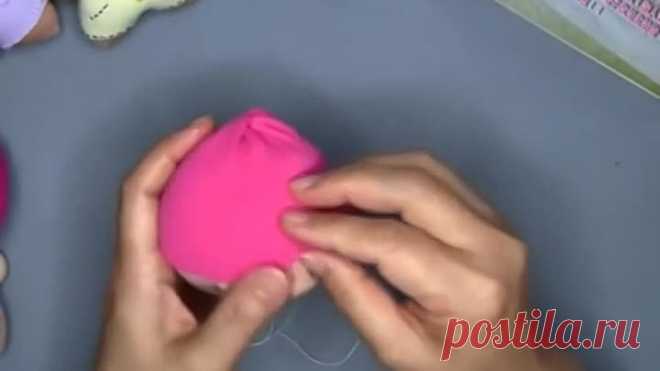 Как сшить куклу из чулок! Это просто прелесть